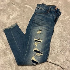 American Eagle Outfitters Blue Skinny Jeans